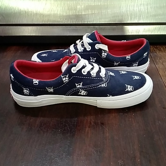 Vans Blue Suede Leather Skateboard Pro Mens 6 - Picture 7 of 9